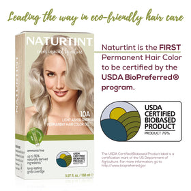Naturtint 10A Light Ash Blonde Hair Colour ingredients list