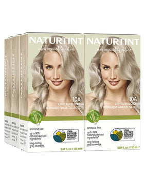 Naturtint 10A Light Ash Blonde Permanent Hair Color pack front view