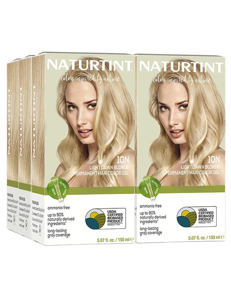 Naturtint 10N Light Dawn Blonde Permanent Hair Color pack front view