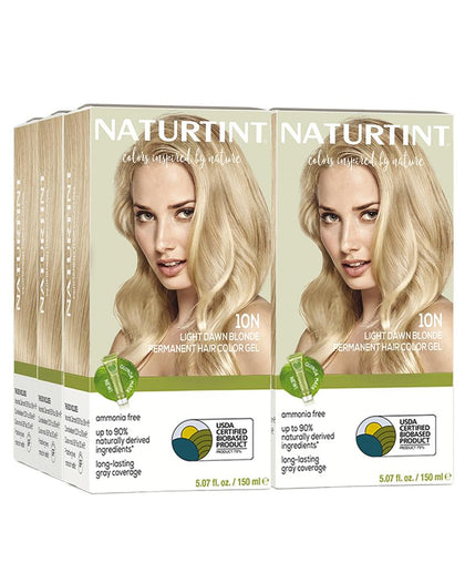 Naturtint 10N Light Dawn Blonde Permanent Hair Color pack front view
