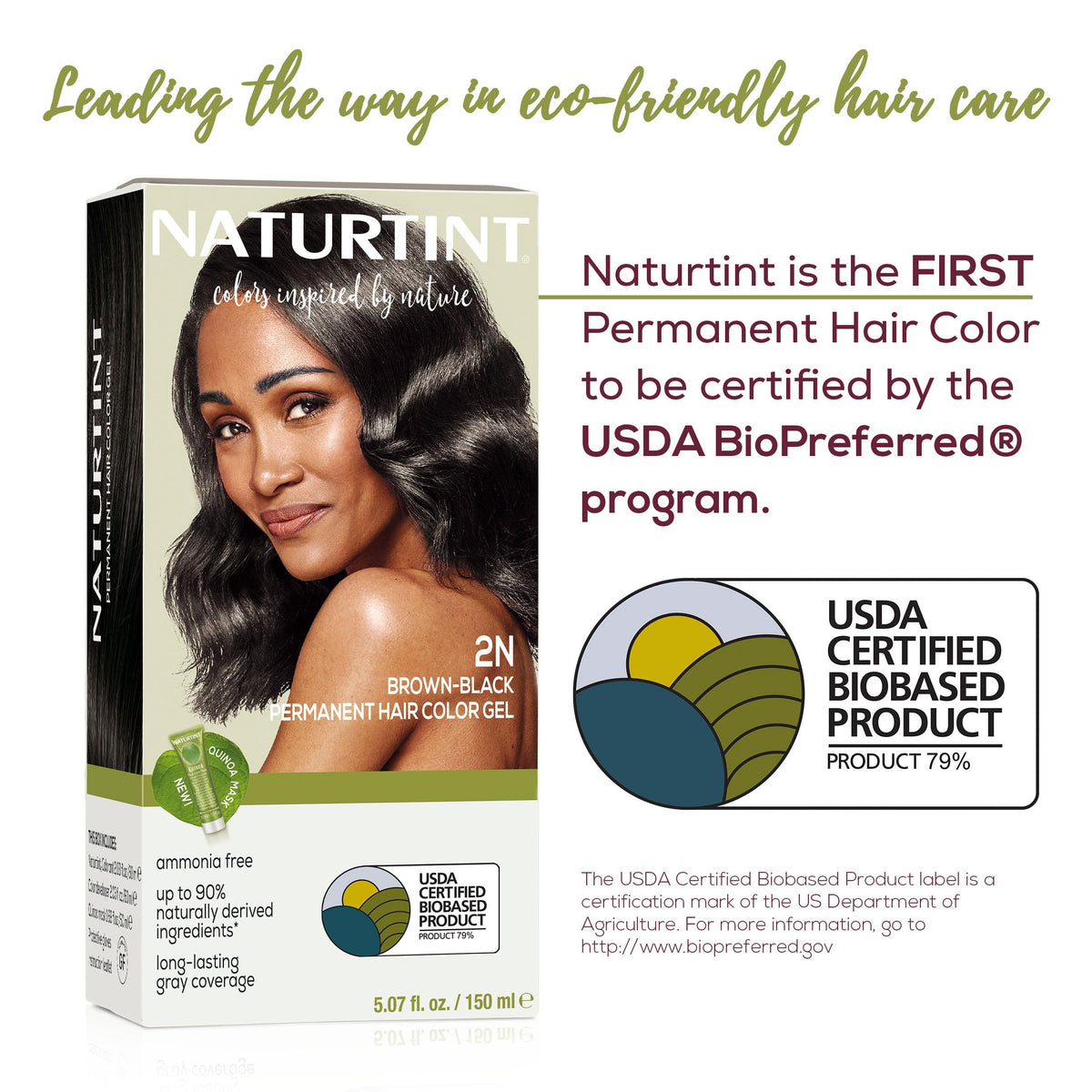 Naturtint 2N Brown Black Hair Color ingredients details