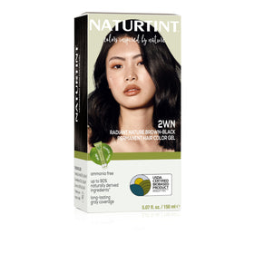 Naturtint 2WN Radiant Nature Brown Black Permanent Hair Color packaging front view