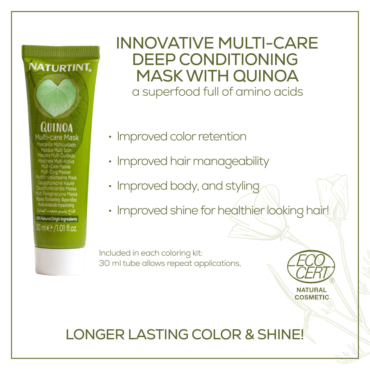 Naturtint 3R Black Cherry ingredients list on packaging