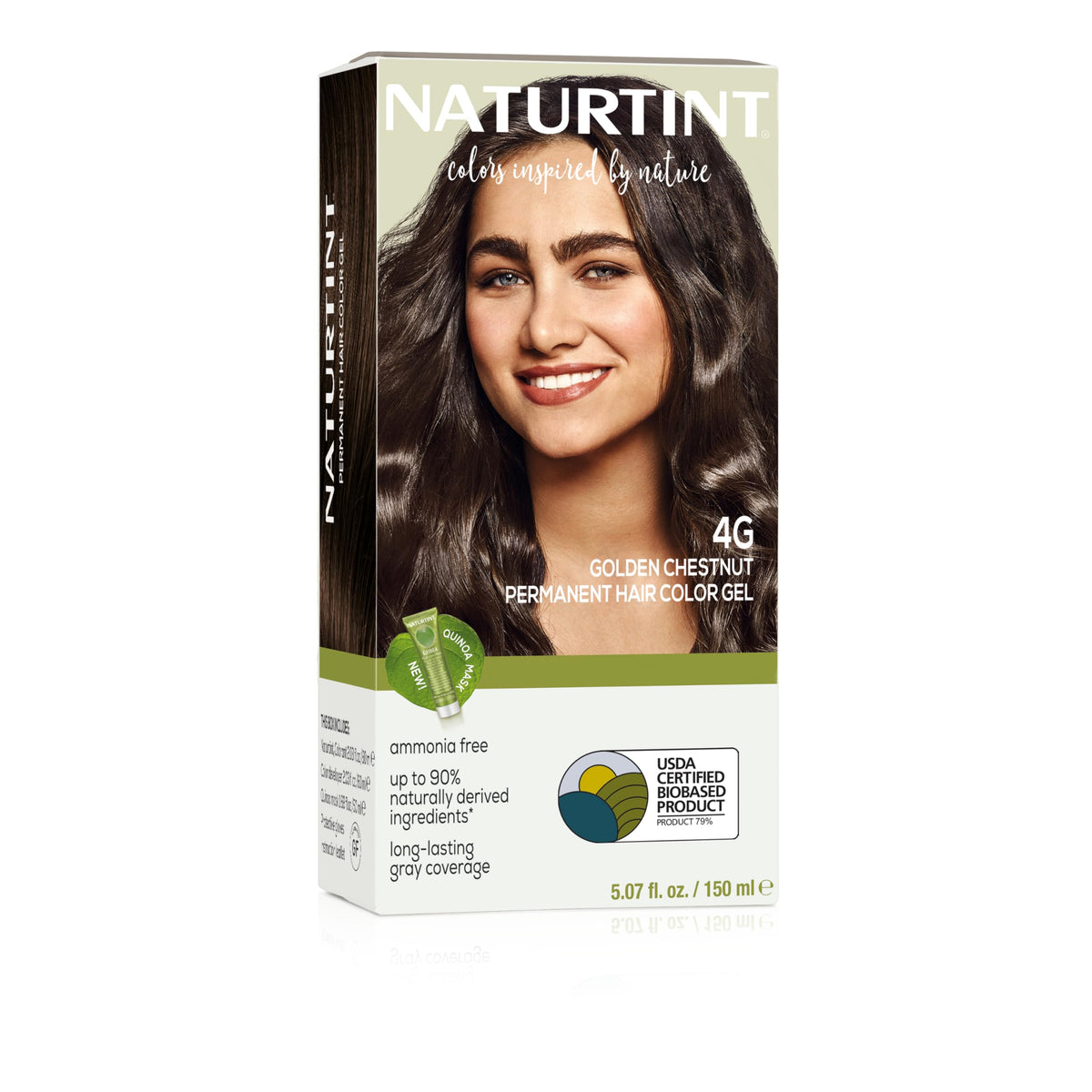 Naturtint 4G Golden Chestnut Permanent Hair Color front view