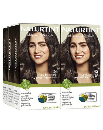 Naturtint 4G Golden Chestnut Permanent Hair Color pack front view