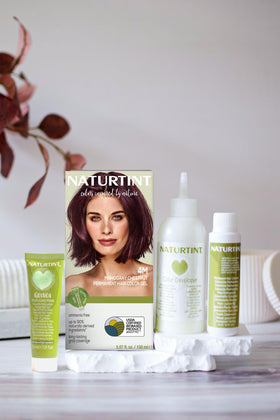 Naturtint 4M Mahogany Chestnut Hair Color application process