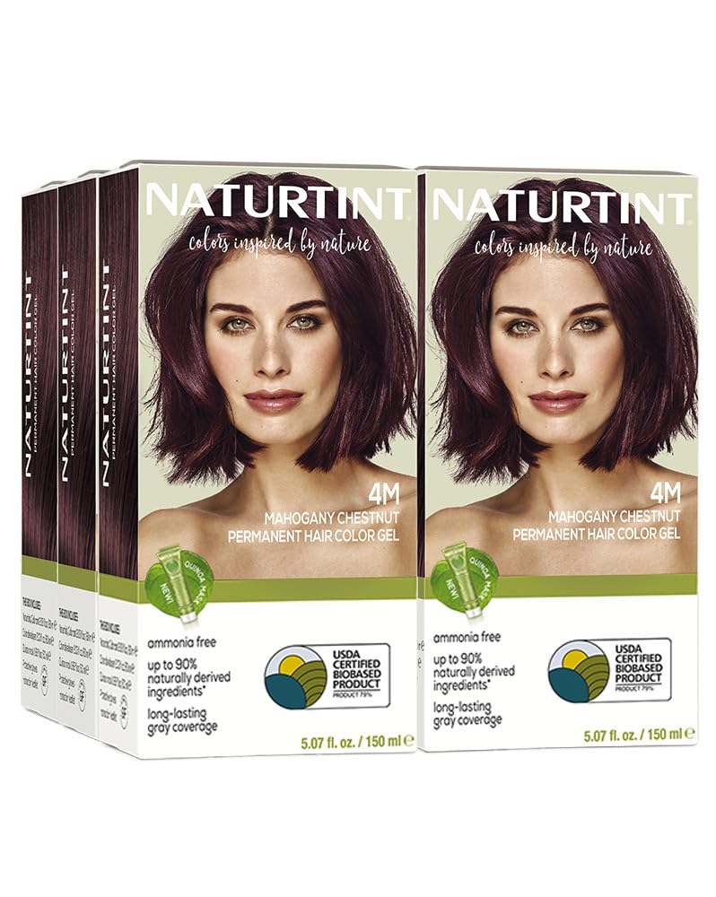 Naturtint 4M Mahogany Chestnut Hair Color pack front view