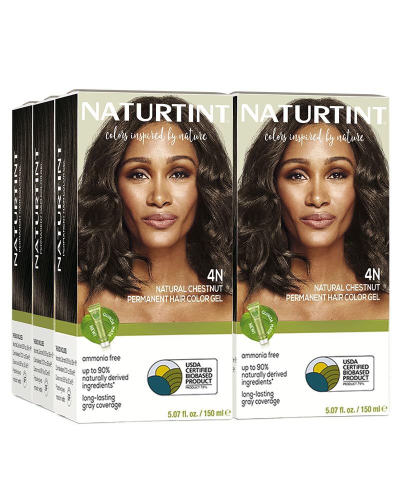 Naturtint 4N Natural Chestnut Permanent Hair Color pack front view
