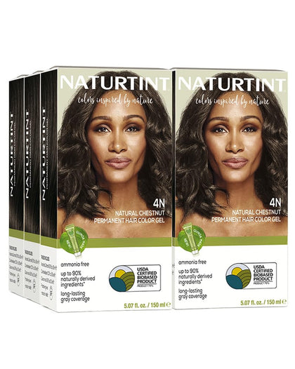 Naturtint 4N Natural Chestnut Permanent Hair Color pack front view
