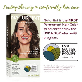 Naturtint 5A Light Ash Chestnut hair color ingredients list