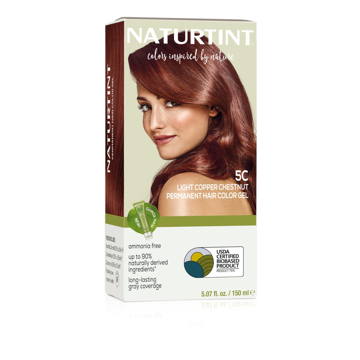 Naturtint 5C Light Copper Chestnut Hair Color packaging front view