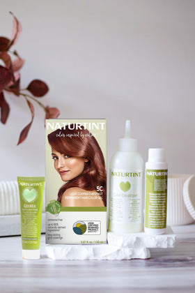 Naturtint 5C Light Copper Chestnut Hair Colour application process