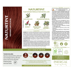 Naturtint 5C Light Copper Chestnut Hair Colour mixed application
