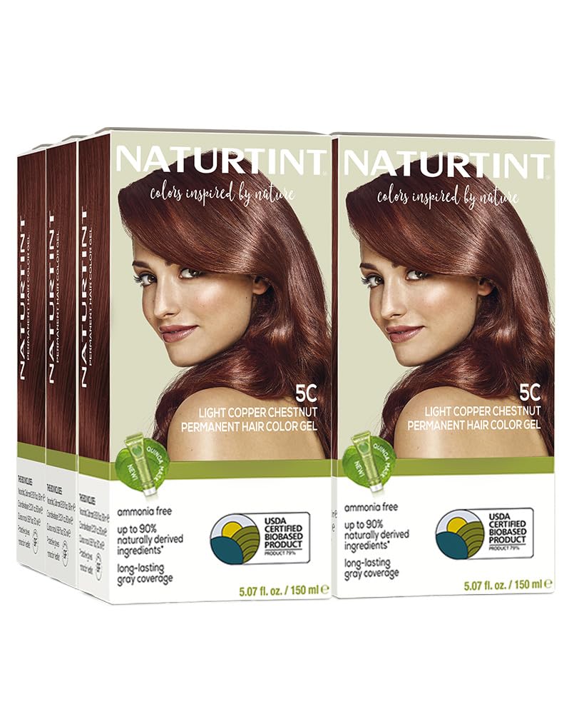 Naturtint 5C Light Copper Chestnut Hair Colour packaging front view
