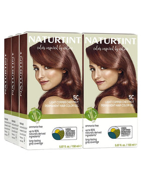 Naturtint 5C Light Copper Chestnut Hair Colour packaging front view