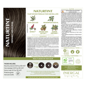 Naturtint 5N Light Chestnut Brown ingredients list