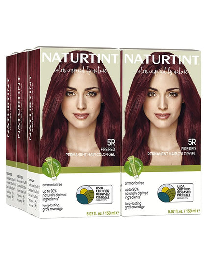 Naturtint 5R Fire Red Permanent Hair Color pack front view