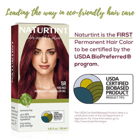 Naturtint 5R Hair Color application process