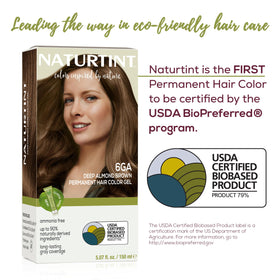 Naturtint 6GA Deep Almond Brown hair colour application scene