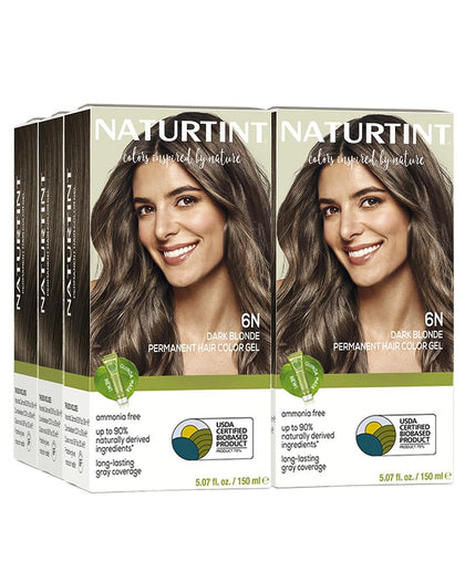 Naturtint 6N Dark Blonde Hair Color Pack of 6 front view