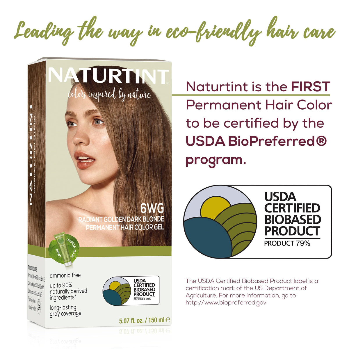 Naturtint 6WG application instructions on the back