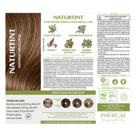 Naturtint 6WG hair colour swatch showing golden dark blonde shade