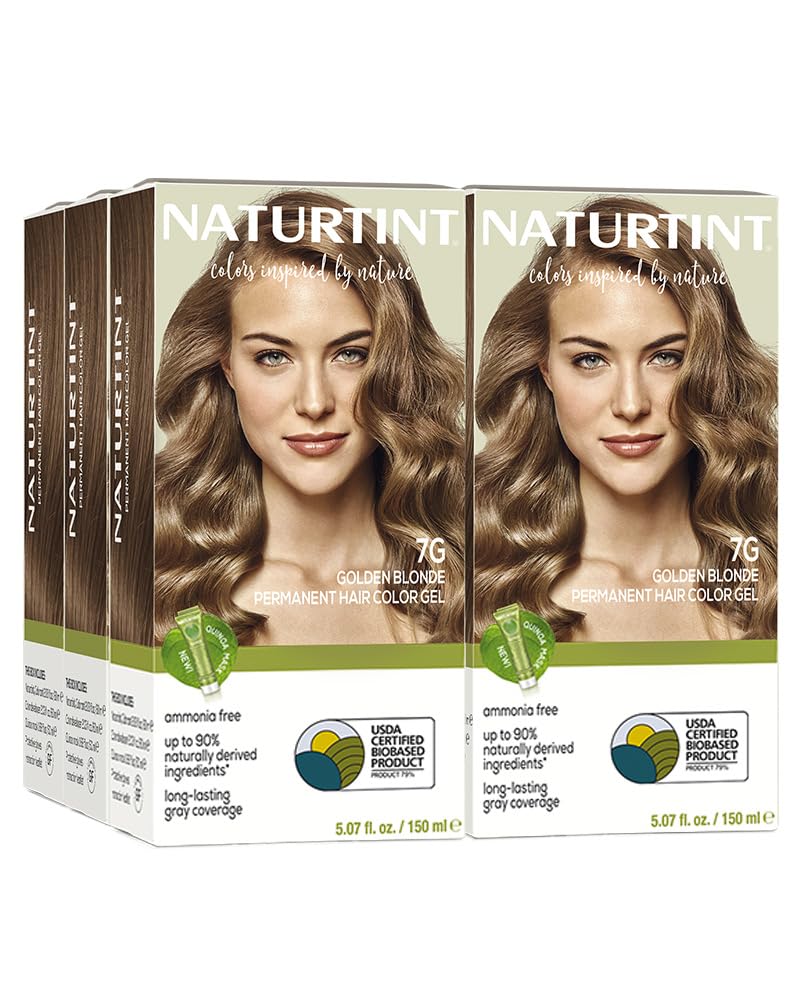 Naturtint 7G Golden Blonde Permanent Hair Color pack front view