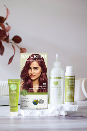 Naturtint 7M Mahogany Blonde Hair Color application process