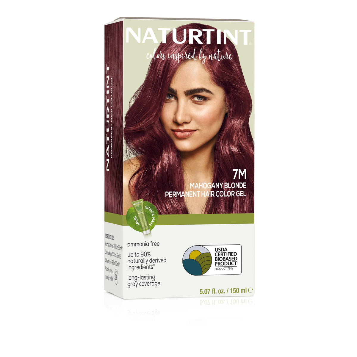 Naturtint 7M Mahogany Blonde Hair Color packaging front view