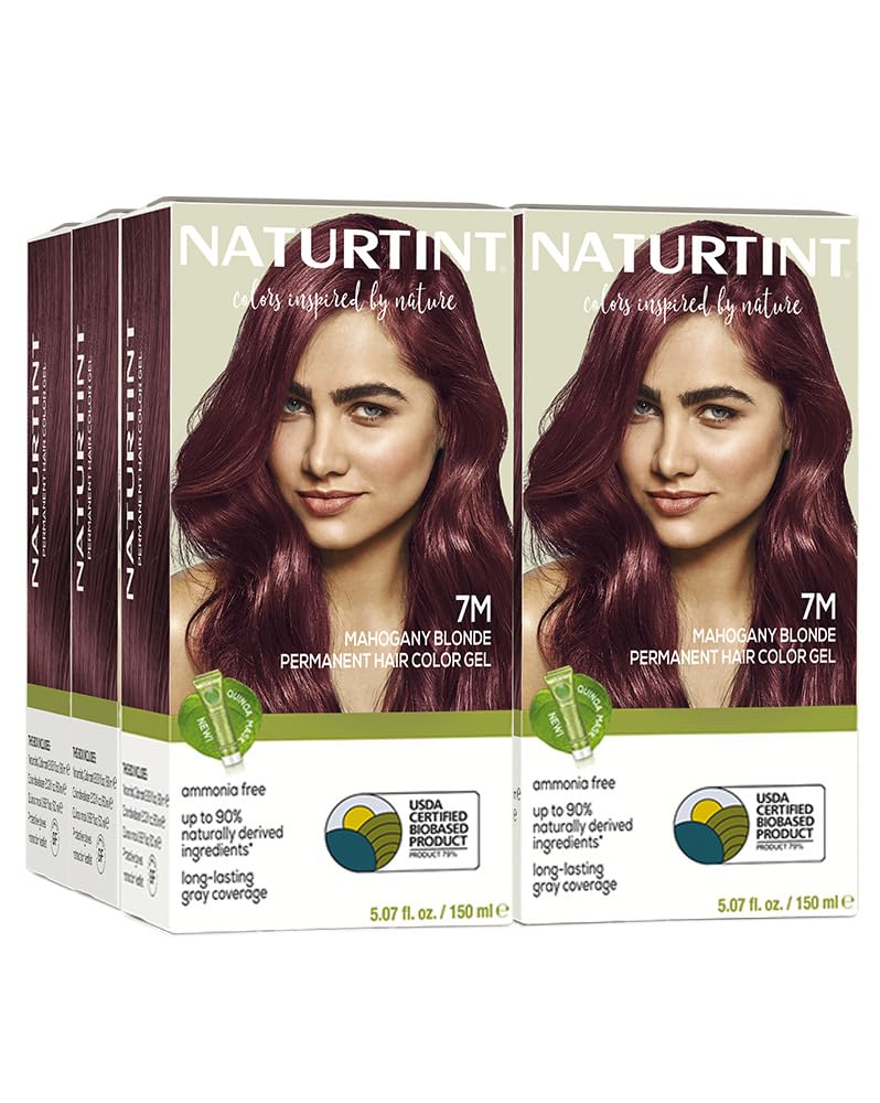 Naturtint 7M Mahogany Blonde Permanent Hair Color pack front view