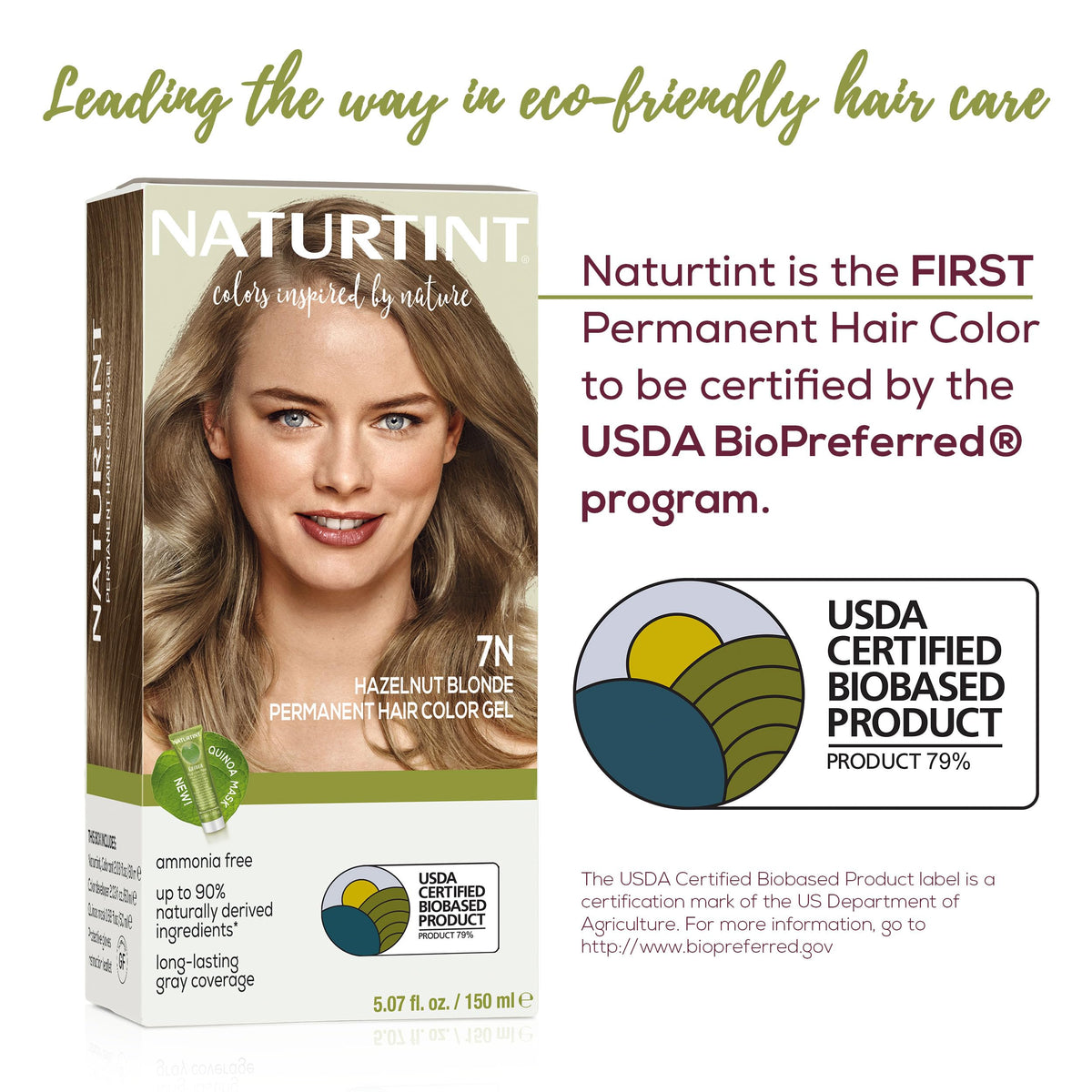 Naturtint 7N Hazelnut Blonde application process