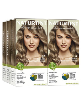 Naturtint 8A Ash Blonde Hair Color packaging front view