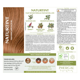 Naturtint 8C Copper Blonde hair color results