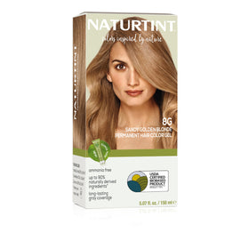 Naturtint 8G Sandy Golden Blonde Hair Color front view