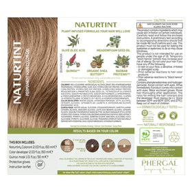 Naturtint 8G Sandy Golden Blonde Hair Colour packaging details