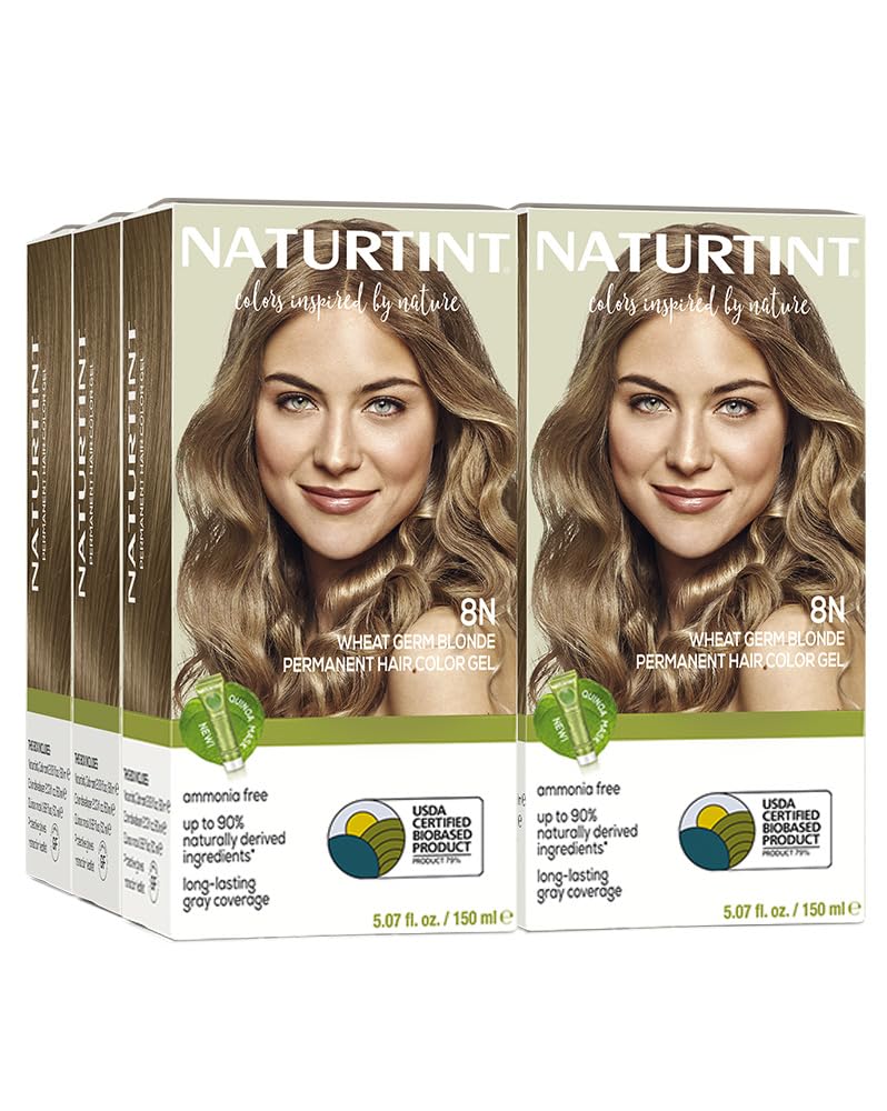 Naturtint 8N Wheat Germ Blonde Hair Color packaging front view