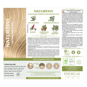 Naturtint 9N Honey Blonde on hair sample