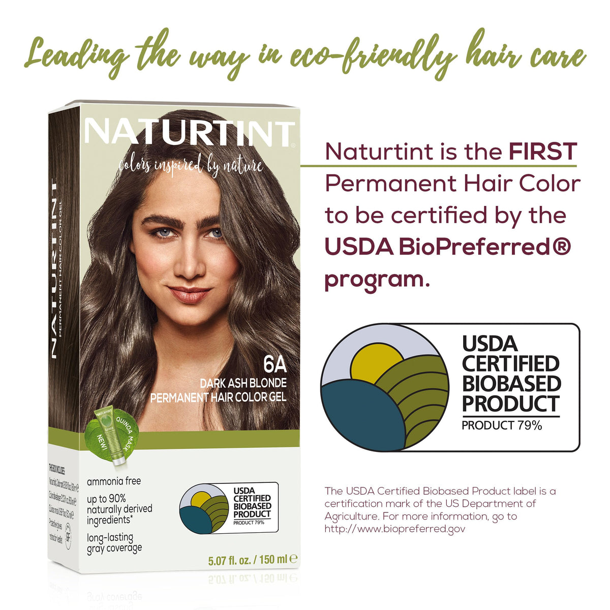 Naturtint Dark Ash Blonde Hair Color application process