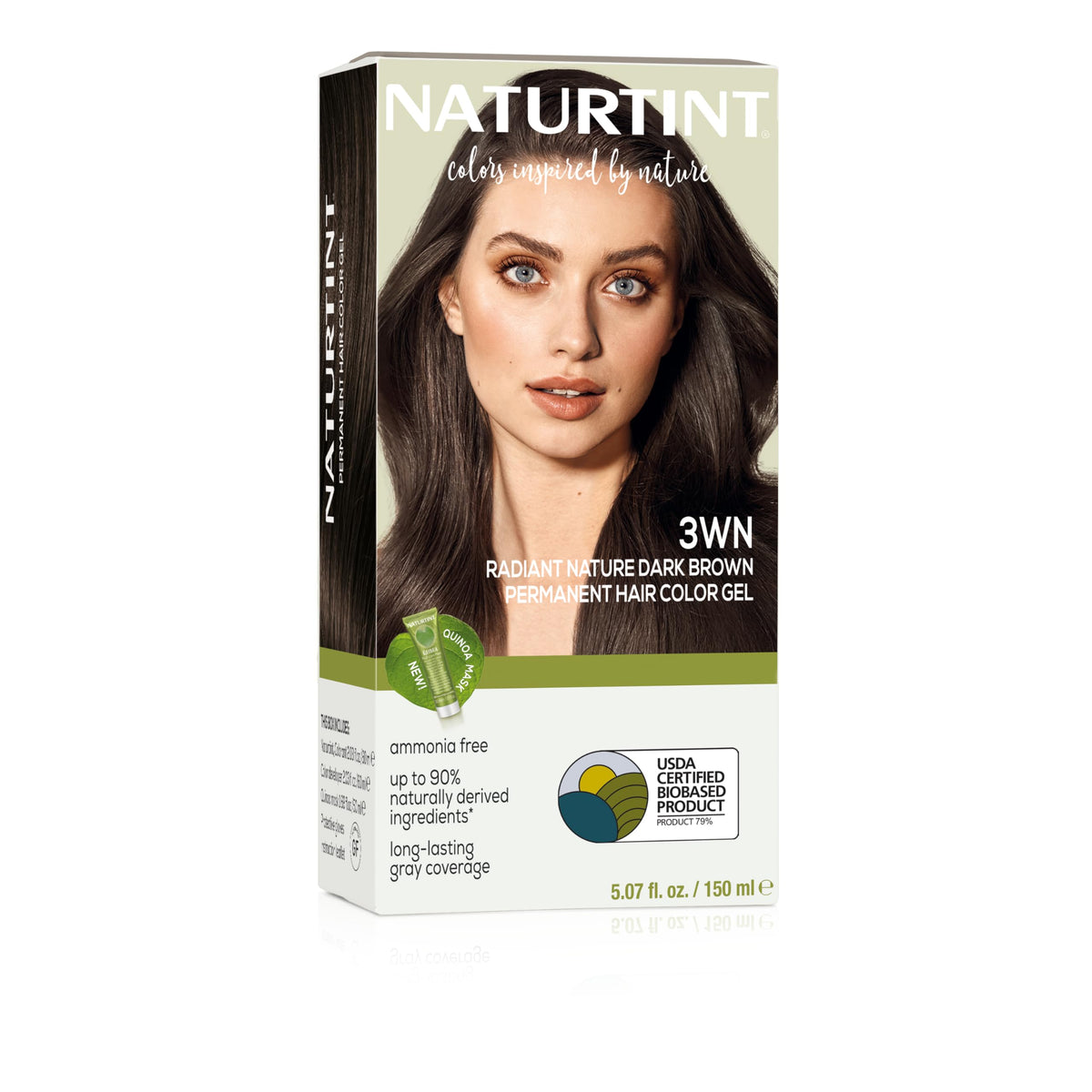 Naturtint Dark Brown Permanent Hair Colour front view