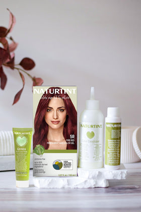 Naturtint Fire Red Permanent Hair Color 5R application process