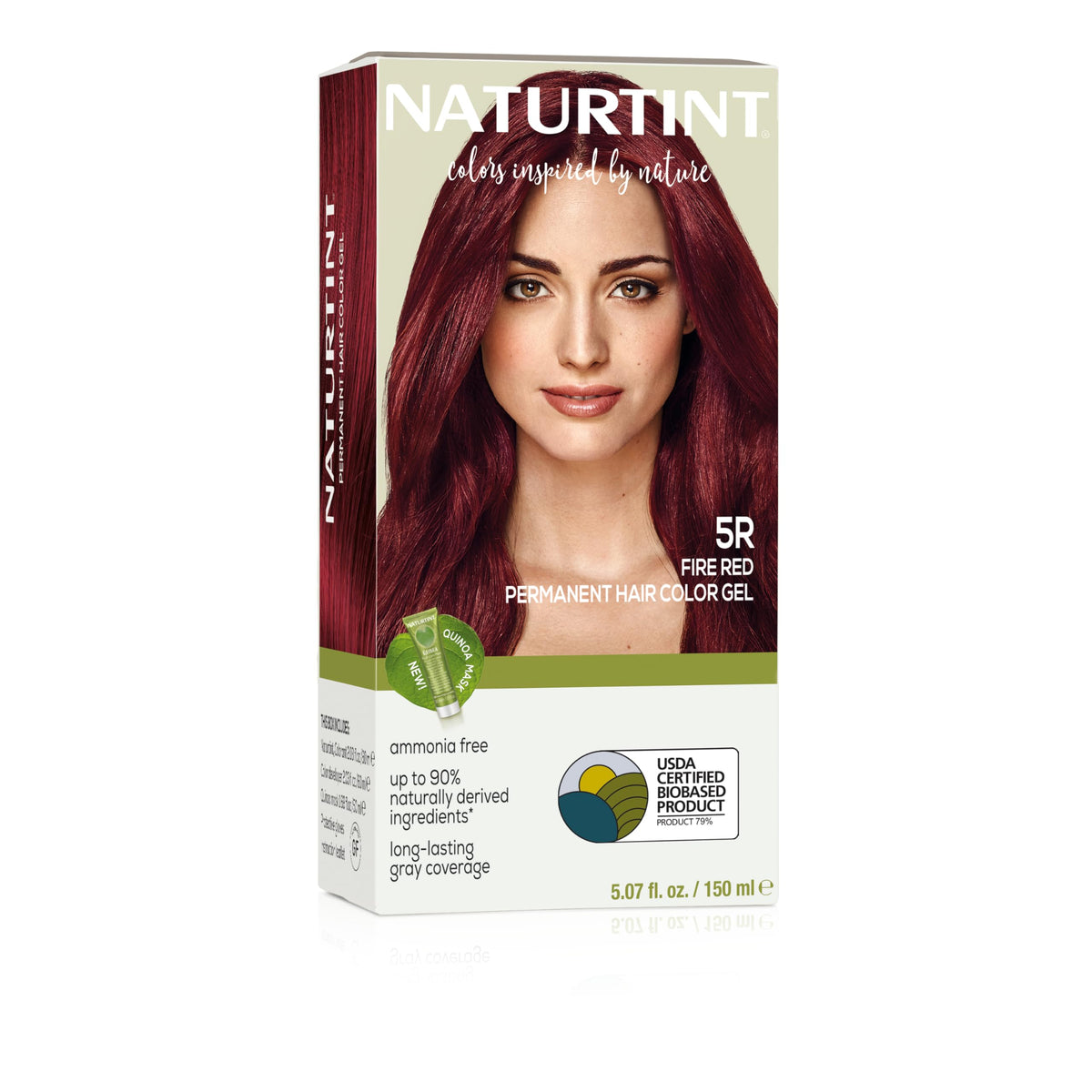 Naturtint Fire Red Permanent Hair Color 5R packaging front view