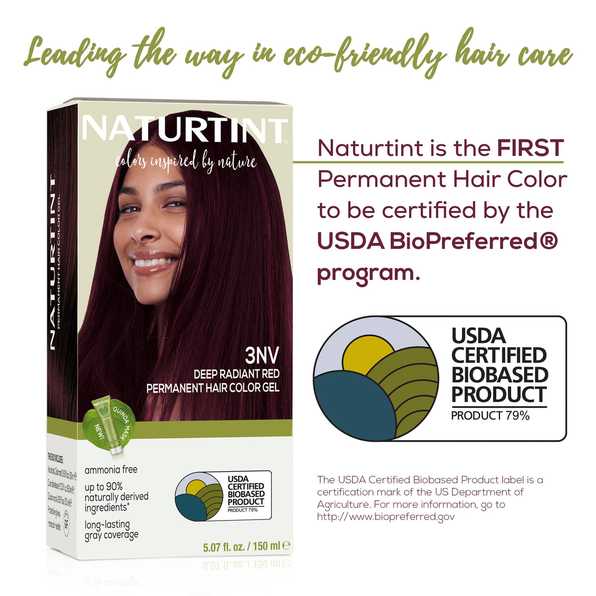 Naturtint hair color application process at home