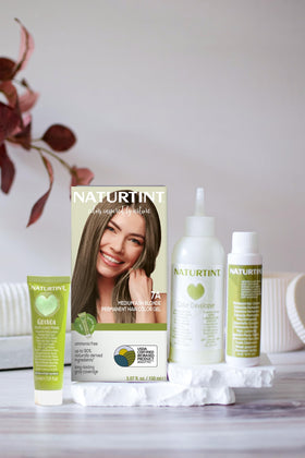 Naturtint hair color packaging with ingredients listed
