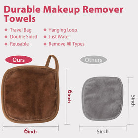 Natwag Makeup Remover Cloth being used on a face