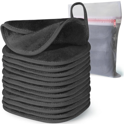 Natwag Makeup Remover Cloths 12 pack grey front view