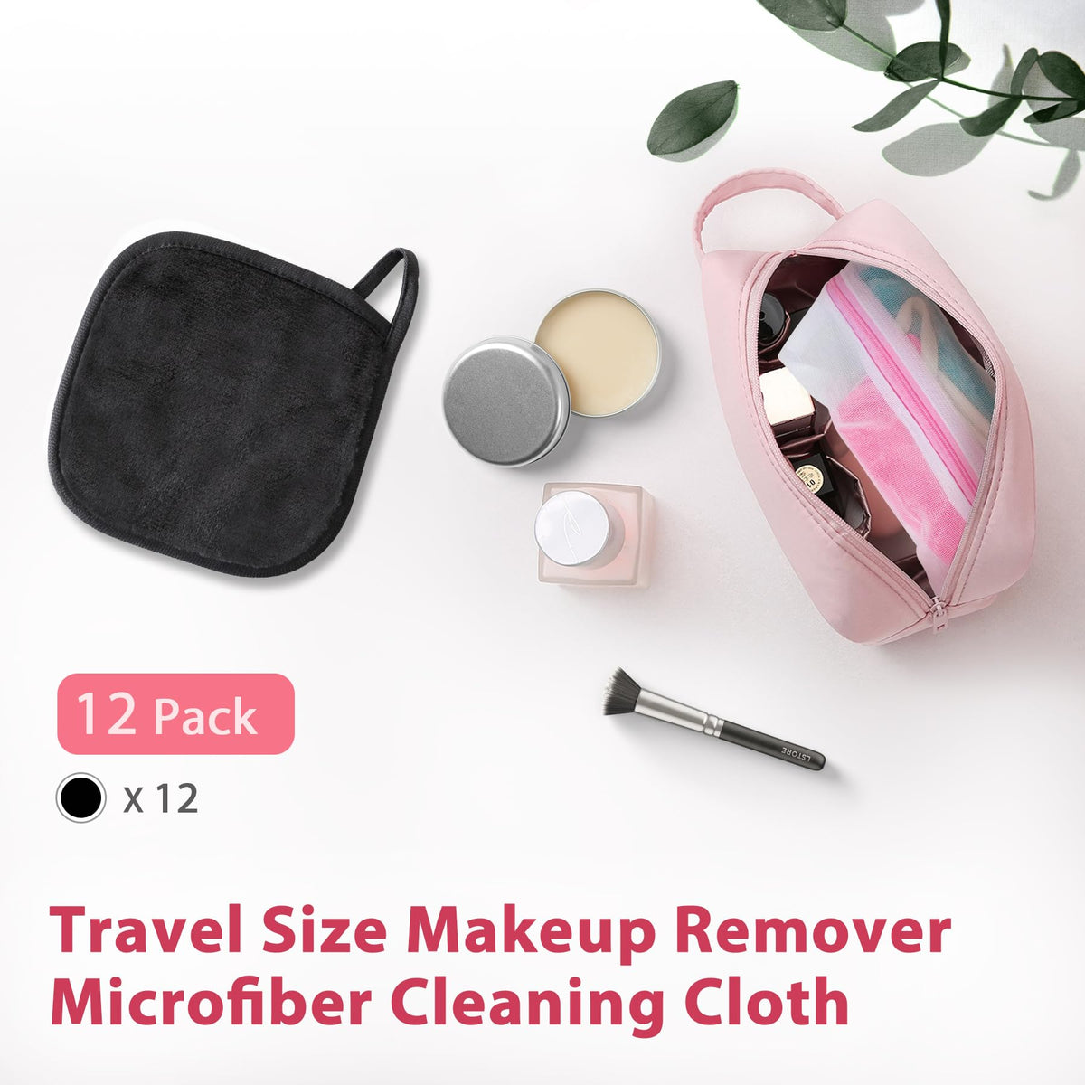 Natwag Makeup Remover Cloths being used to clean face