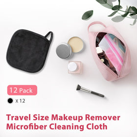 Natwag Makeup Remover Cloths being used to clean face