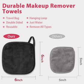 Natwag Makeup Remover Cloths stacked neatly