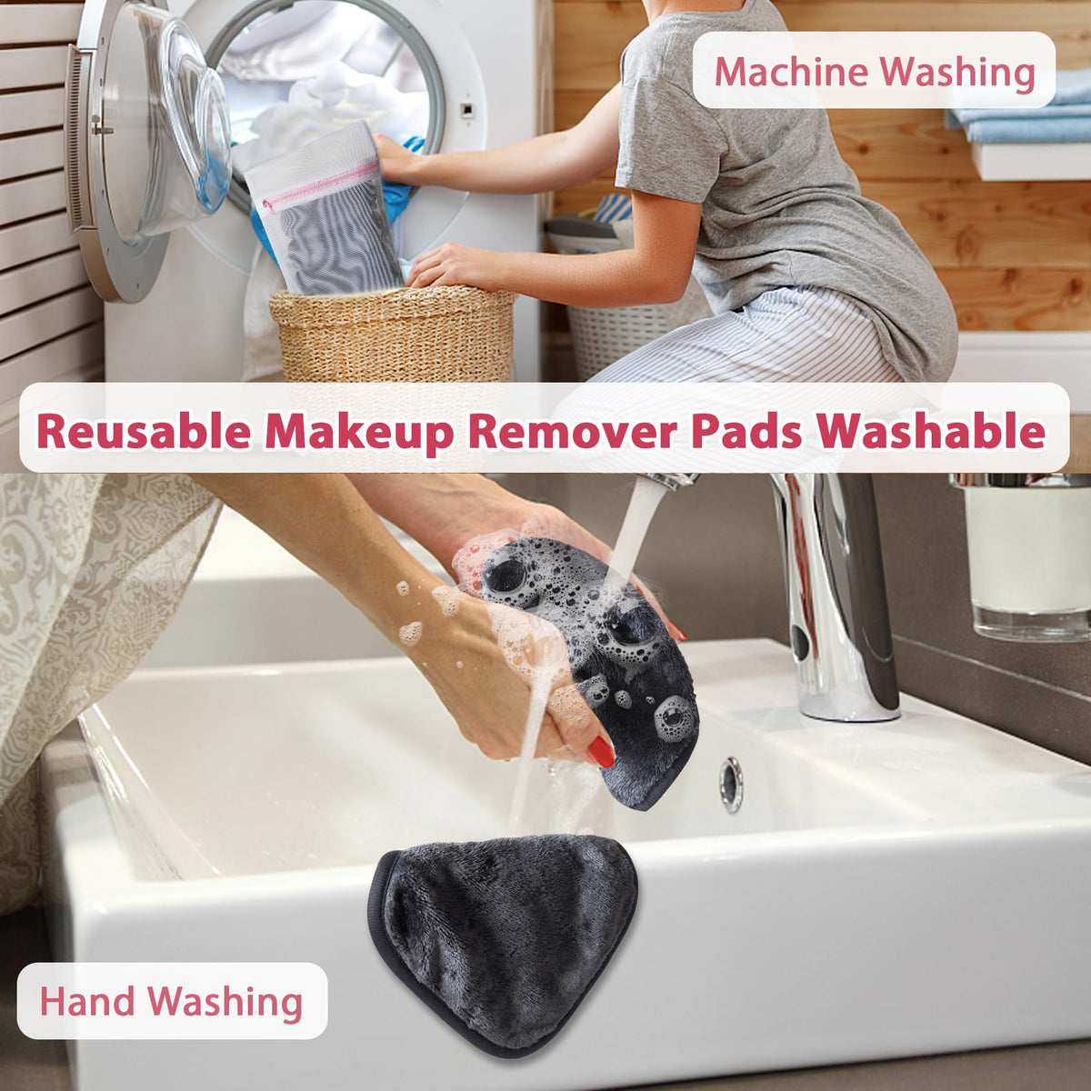 Natwag Makeup Remover Cloths with a travel bag