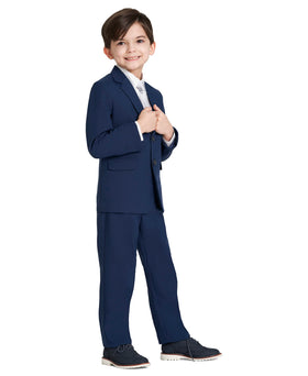 Nautica Boys' Dress Shirt and Bow Tie in Bright Blue Tuxedo Set